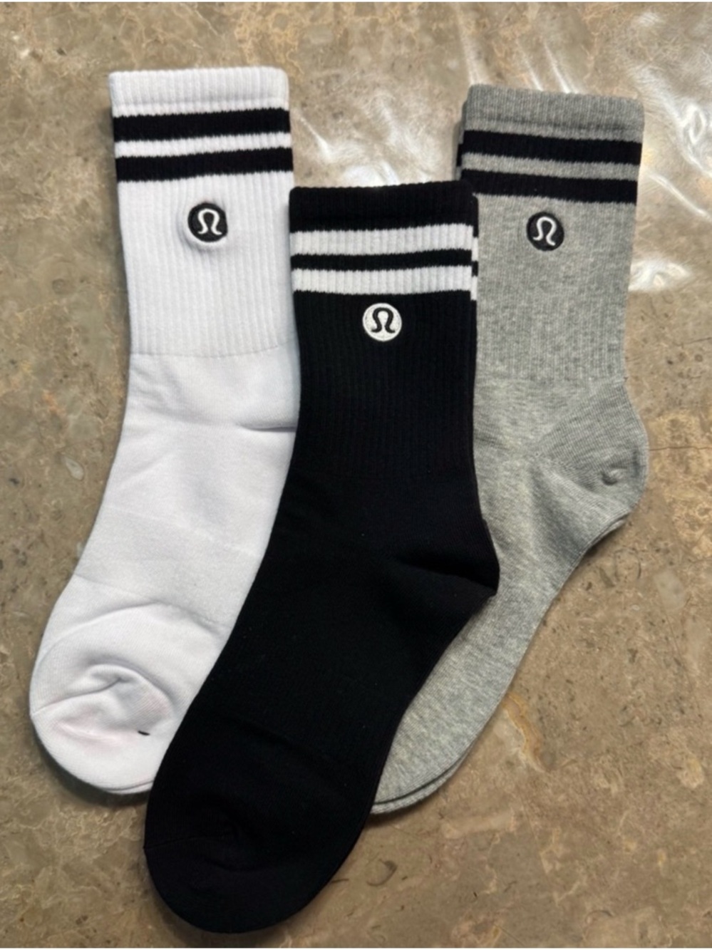 New Women’s Lululemon Athletica Socks 
3 pairs 
Fits sizes 6-11